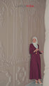 Rubi Jubah Kebarung Klasik | Dark Purple